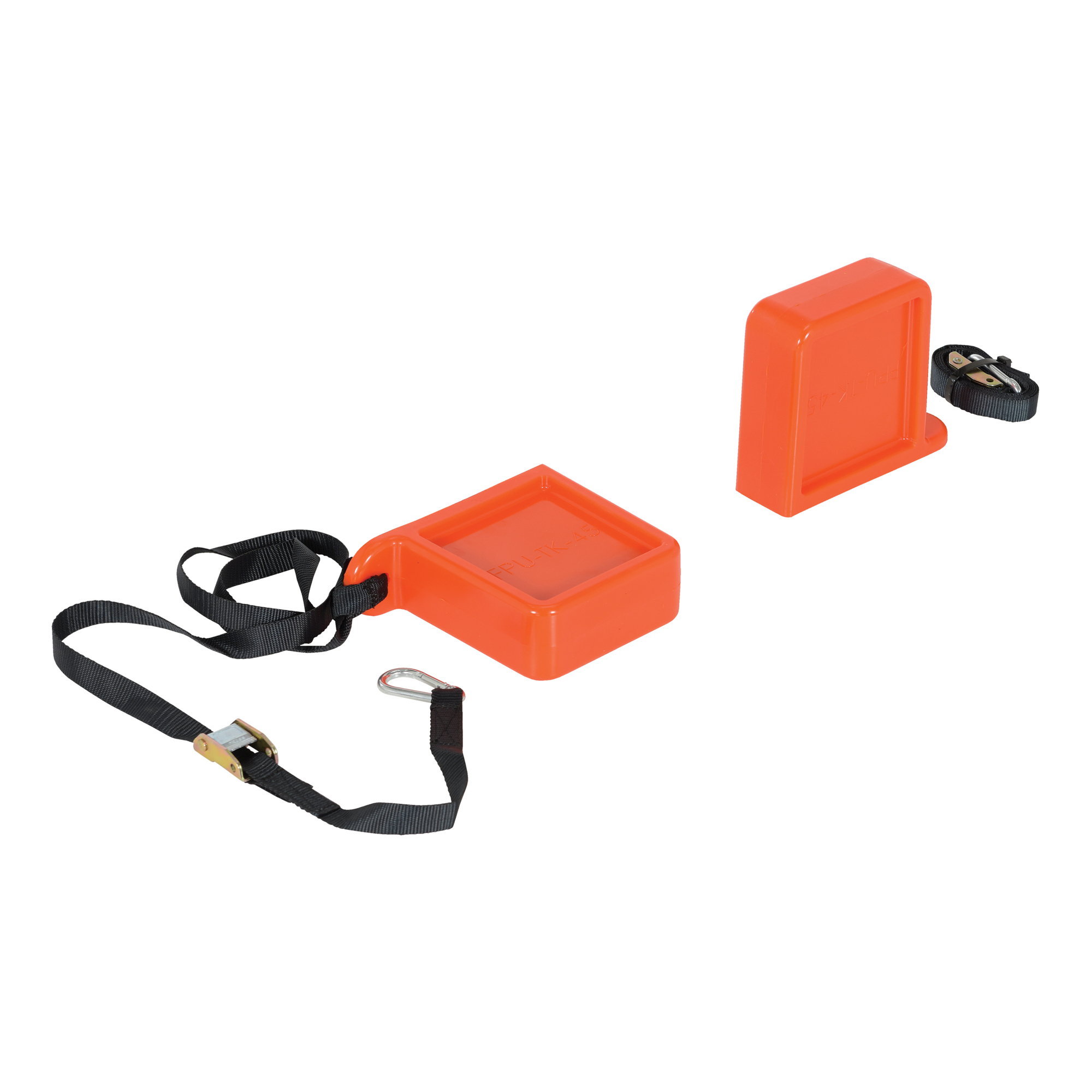 Vestil Thick Fork Tip Protector - 7.188in. Extension Length, 5.625in. Extension Width, Orange, Model# FPU-TK-45-OR